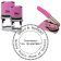 Vermont Round Pink Notary Seal