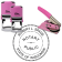 Wisconsin Round Pink Notary Seal