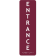 Vertical Entrance 10" x 3" ADA Braille Sign