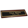 Custom Glossy 2" x 8" Rosewood Desk Plate