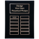 12 Plate 9" x 12" Black Piano Perpetual Plaque