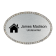 Bling Realtor Engraved Oval Name Tag