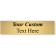 1/2" x 2" Brass Plate