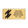Horizontal Engraved 10" x 22" Heavy Brass Signs