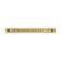 Horizontal Engraved 1" x 14" Heavy Brass Signs