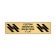 Horizontal Engraved 1" x 4" Heavy Brass Signs