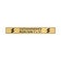 Horizontal Engraved 2" x 16" Heavy Brass Signs