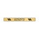 Horizontal Engraved 2" x 20" Heavy Brass Signs
