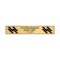 Horizontal Engraved 3" x 18" Heavy Brass Signs