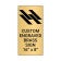 Vertical Engraved 16" x 8" Heavy Brass Signs