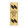 Vertical Engraved 18" x 6" Heavy Brass Signs