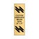 Vertical Engraved 24" x 8" Heavy Brass Signs 