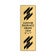 Vertical Engraved 3" x 1" Heavy Brass Signs
