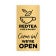 Pick Your Size Custom Vertical Engraved Brass Sign Up to 3" Wide