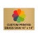 Horizontal Full Color 10" x 14" Brass Signs