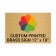Horizontal Full Color 12" x 18" Brass Signs
