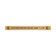 Horizontal Full Color 1" x 12" Brass Signs