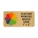 Horizontal Full Color 1" x 2" Brass Signs