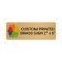 Horizontal Full Color 2" x 6" Brass Signs