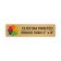 Horizontal Full Color 2" x 8" Brass Signs