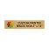 Horizontal Full Color 3" x 14" Brass Signs