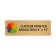 Horizontal Full Color 4" x 12" Brass Signs