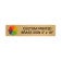 Horizontal Full Color 4" x 18" Brass Signs