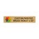 Horizontal Full Color 4" x 20" Brass Signs