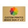 Horizontal Full Color 4" x 6" Brass Signs 