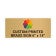 Horizontal Full Color 6" x 14" Brass Signs