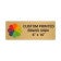 Horizontal Full Color 6" x 16" Brass Signs 