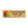 Horizontal Full Color 6" x 18" Brass Signs 