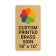 Vertical Full Color 18" x 10" Brass Signs 
