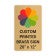 Vertical Full Color 20" x 12" Brass Signs