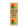 Vertical Full Color 6" x 2" Brass Signs