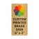 Vertical Full Color 6" x 3" Brass Signs