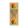 Vertical Full Color 8" x 3" Brass Signs 