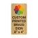 Vertical Full Color 8" x 4" Brass Signs