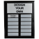 Custom 12 Plates 10" x 13" Black Board Perpetual Plaque