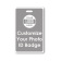 Customizable Vertical ID Badge 