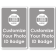 Customizable Vertical Double Sided ID Badge