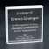 Donor Recognition Clear Paperweight