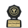 Employee of the Month Small Black Star Sculpted Victory Trophy Award