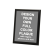 Full Color 5" x 7" Black Edge Photo Plaque