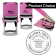 Kentucky Round Pink Notary Seal