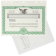 GOES KG2 Blank Corporate Stock Certificates 