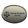 Law Office Oval 2.5" x 1.75" Engraved Name Tag