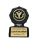 Most Valuable Person Small Black Star Sculpted Victory Trophy Award