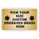 Pick Your Size Custom Horizontal Engraved Brass Sign Over 3" Tall