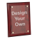 Engraved Floating Acrylic 9" x 12" Rosewood Plaque